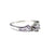 18ct white gold boutique diamond ring