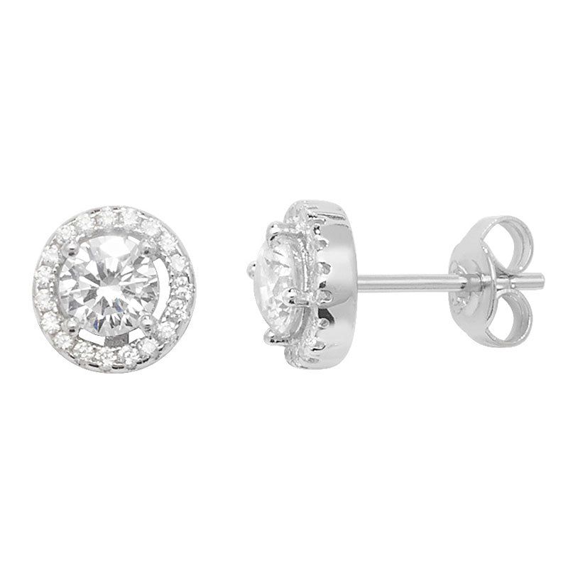 Classic Halo Earrings