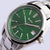 Accurist Everyday Unisex Watch | Silver Case & Stainless Steel Bracelet With Forest Green Dial | 36mm