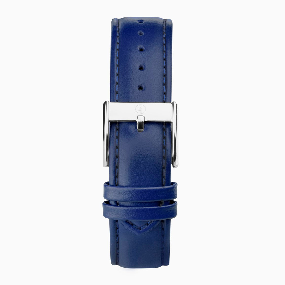 Accurist Everyday Men's Watch | Silver Case & Blue Leather Strap with Oxford Blue Dial | 40mm