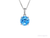 December Birthstone Blue Topaz Purity Necklace