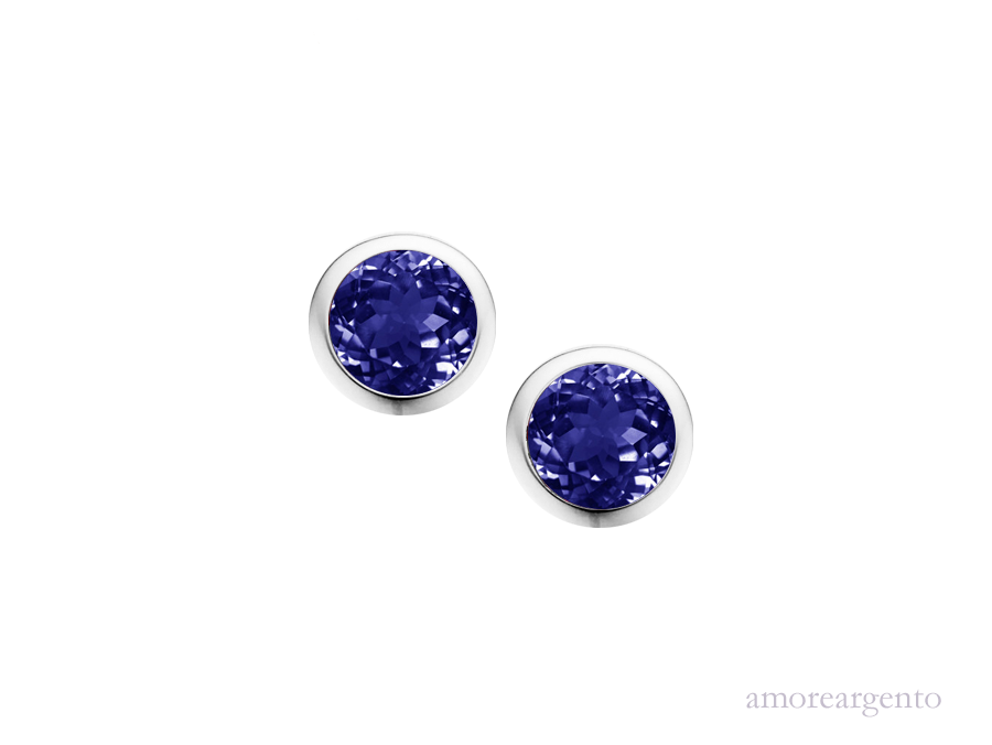Iolite Orbit Earrings 