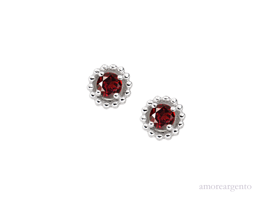 January Birthstone Garnet Vivo Earrings  