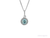 March Birthstone Aquamarine Vivo Necklace 