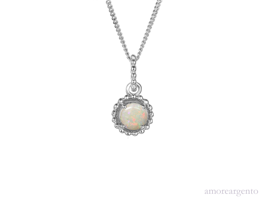 October birthstone best sale necklace