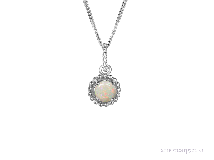 October Birthstone Opal Vivo Necklace