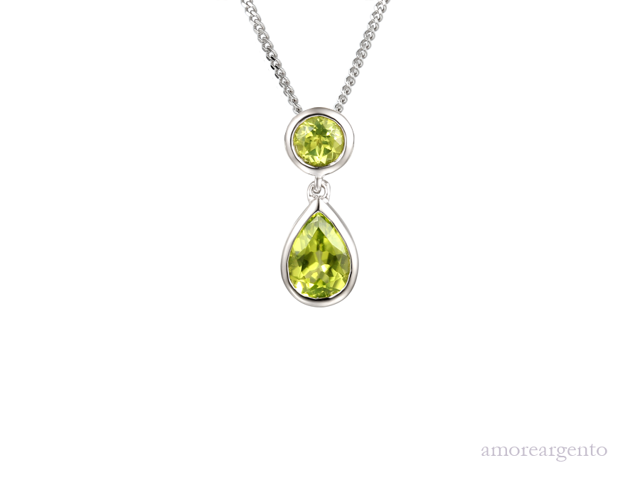 Duo Vert Necklace