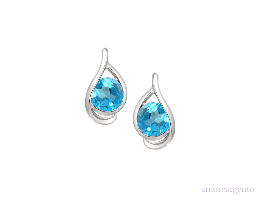 Viola Blue Earrings