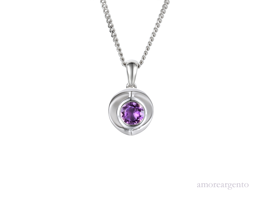 Vivid Purple Necklace 