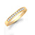 Diamond eternity ring in yellow gold