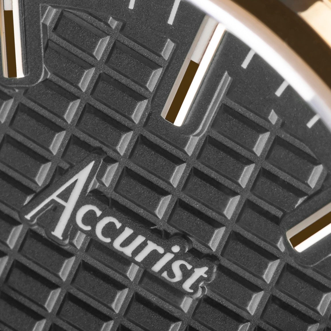 Accurist Origin Men&#39;s Watch | Gold Case &amp; Brown Leather Strap with Black Dial | 41mm