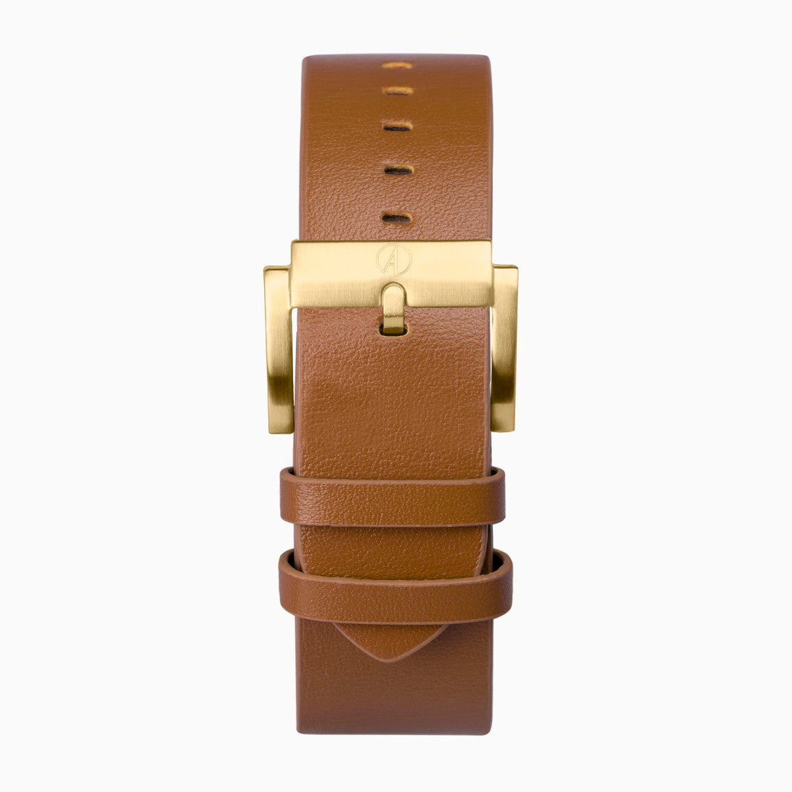 Accurist Origin Men&#39;s Watch | Gold Case &amp; Brown Leather Strap with Black Dial | 41mm
