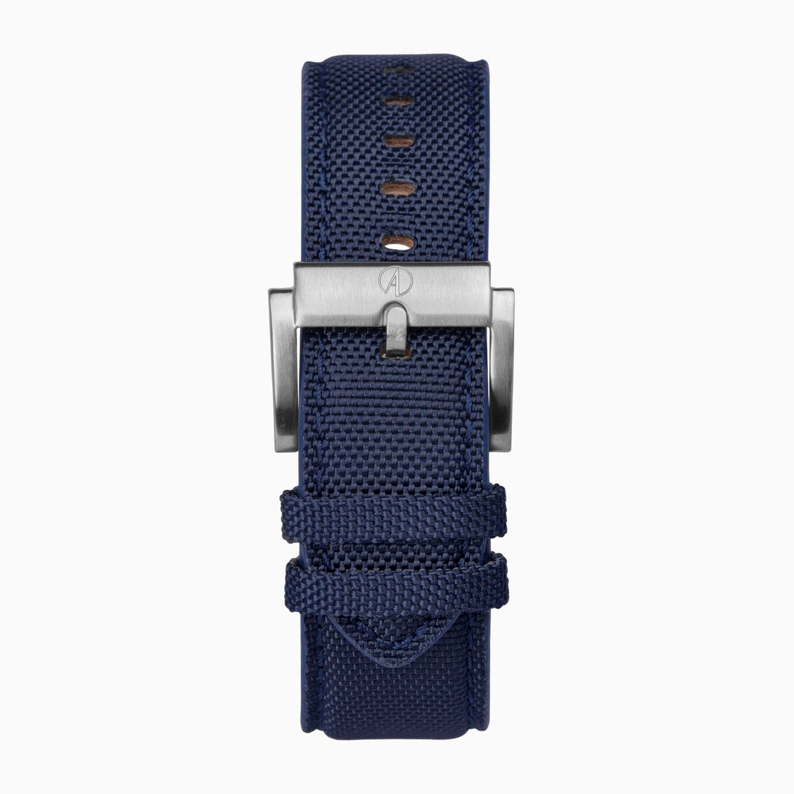 Accurist Origin Men's Watch | Silver Case & Blue Canvas Strap with White Dial | 41mm